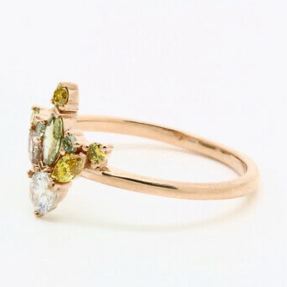 New 18k gold plated diamond Ring - Picture 3 of 4